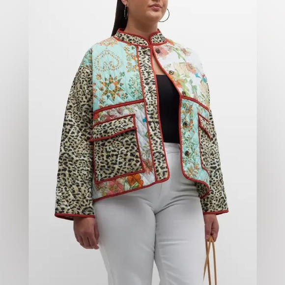 Johnny Was LILIANA QUILTED PATCH POCKET JACKET Size 3X - Picture 6 of 14